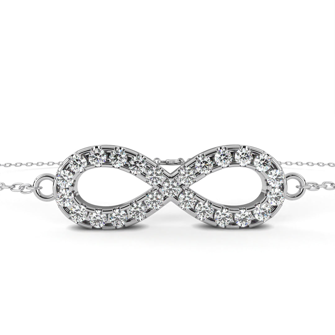 Endless Sparkle Infinity Bracelet