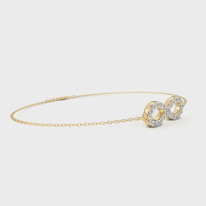 Endless Sparkle Infinity Bracelet