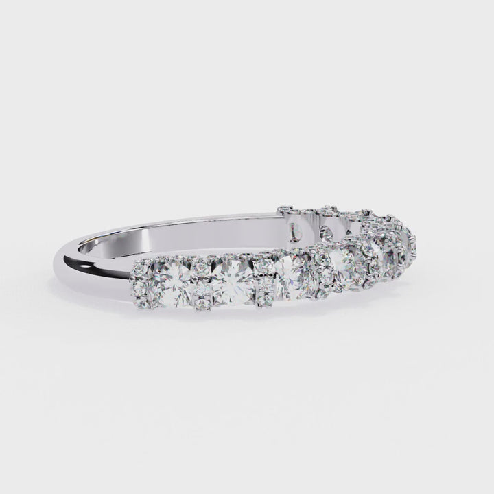 Illusion diamond band