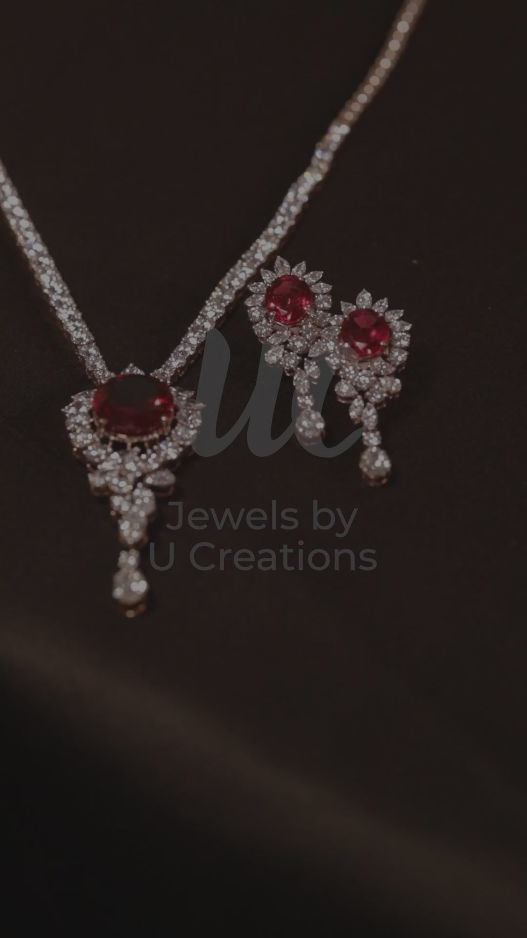 Regalia Drop Diamond Necklace