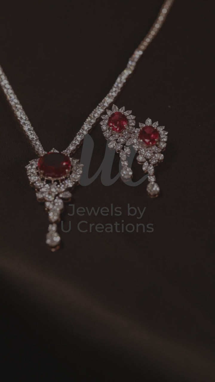 Regalia Drop Diamond Necklace